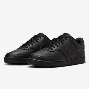 Nike Men's Court Vision Black Sneakers